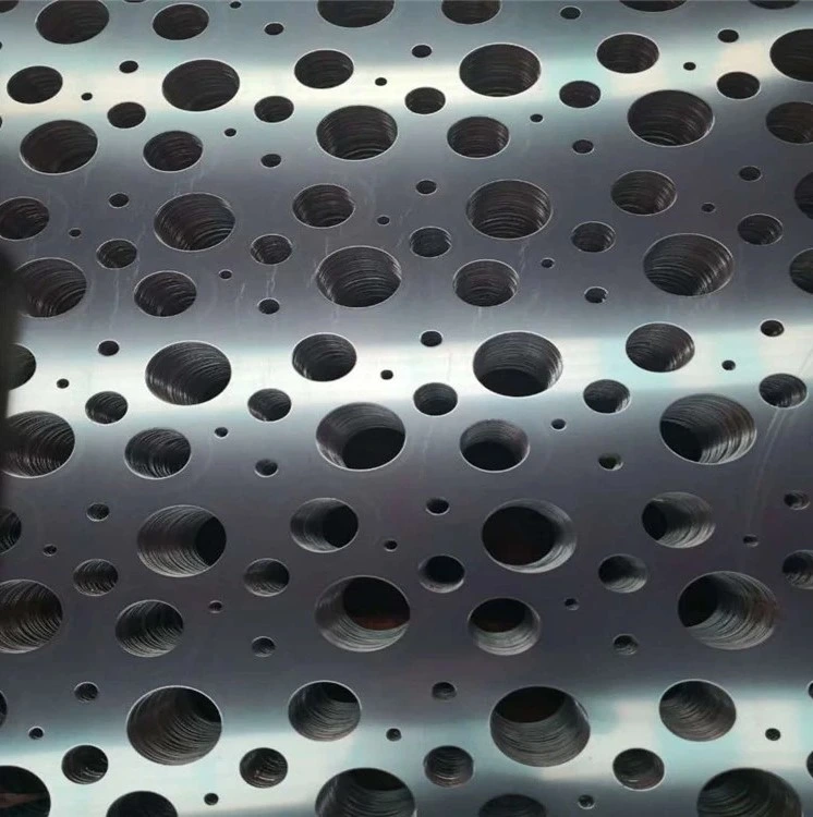 Decorative Punch Round Hole 201 304 Stainless Steel Perforated Sheet Metal Screen Plate