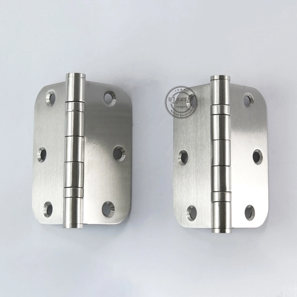 Round Corner 2 Ball Bearing Stainless Steel Different Types of Door Hinges