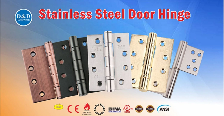 3 Inch Stainless Steel Round Corner Hinges for Light Internal Door