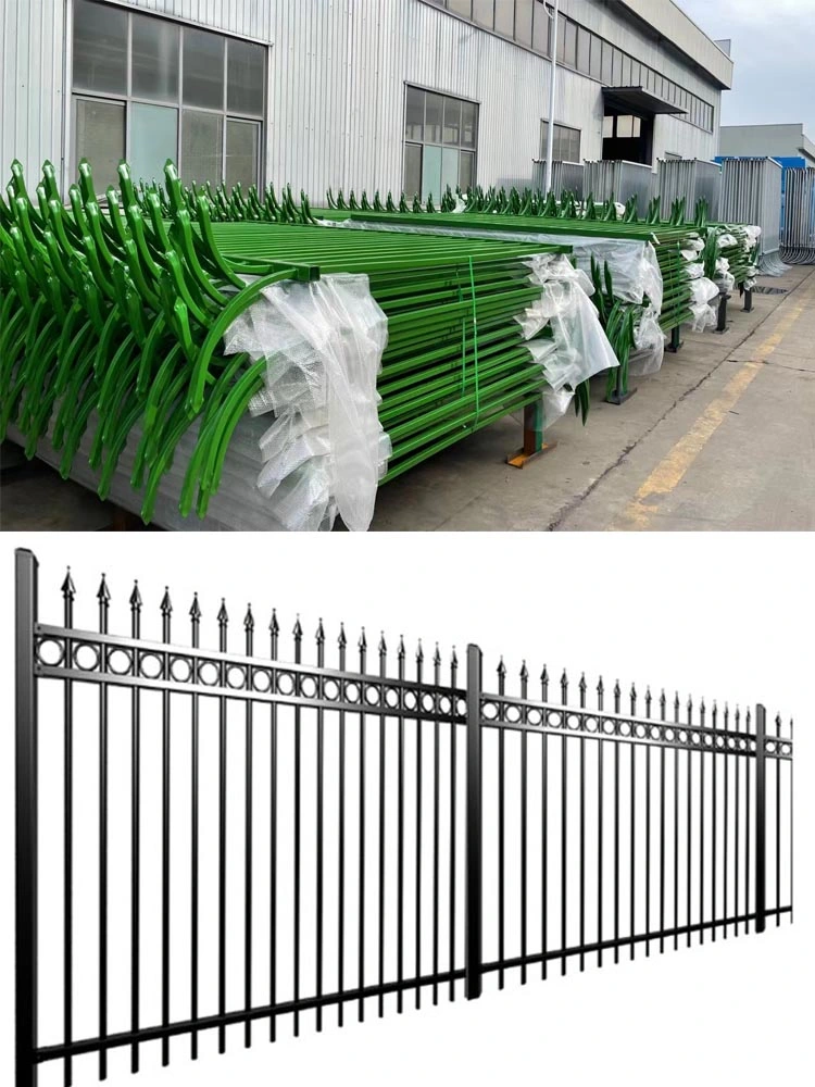 Metal Picket Fence Panel Steel Square Tube Fence Designs