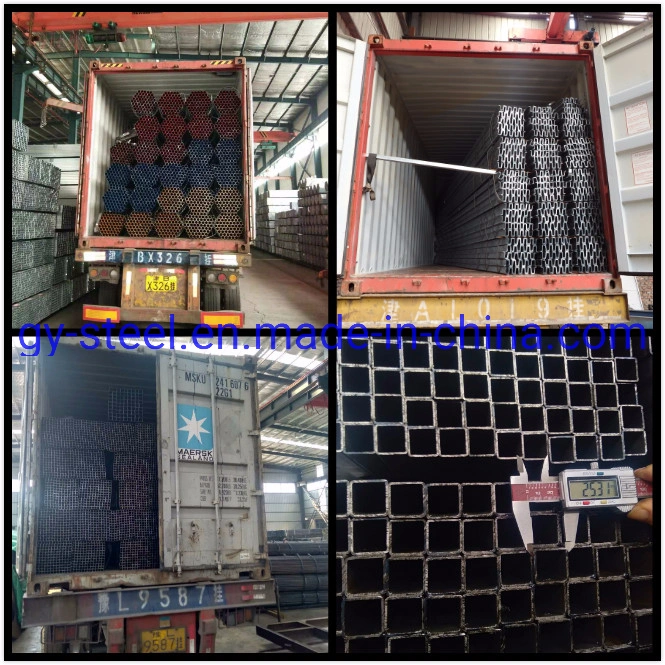 60X60 Tube Galvanized Tubes C45 Stock Sizes Square 700mm Pipe Professional Supplier Mild Steel Hollow Bar with Low Price