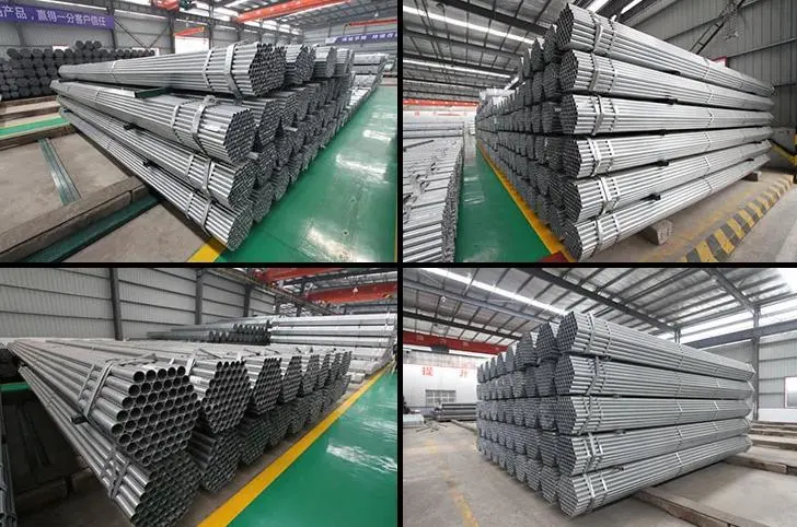 BS 1387 ASTM A53 A500 Galvanized Steel Round Pipe