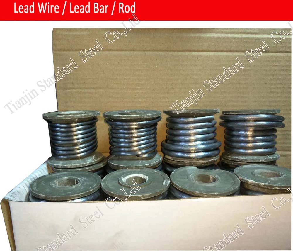 3mm 4mm 5mm 6mm 7mm 8mm 9mm 99.99% Round Pure Lead Bar with Long Life-Span