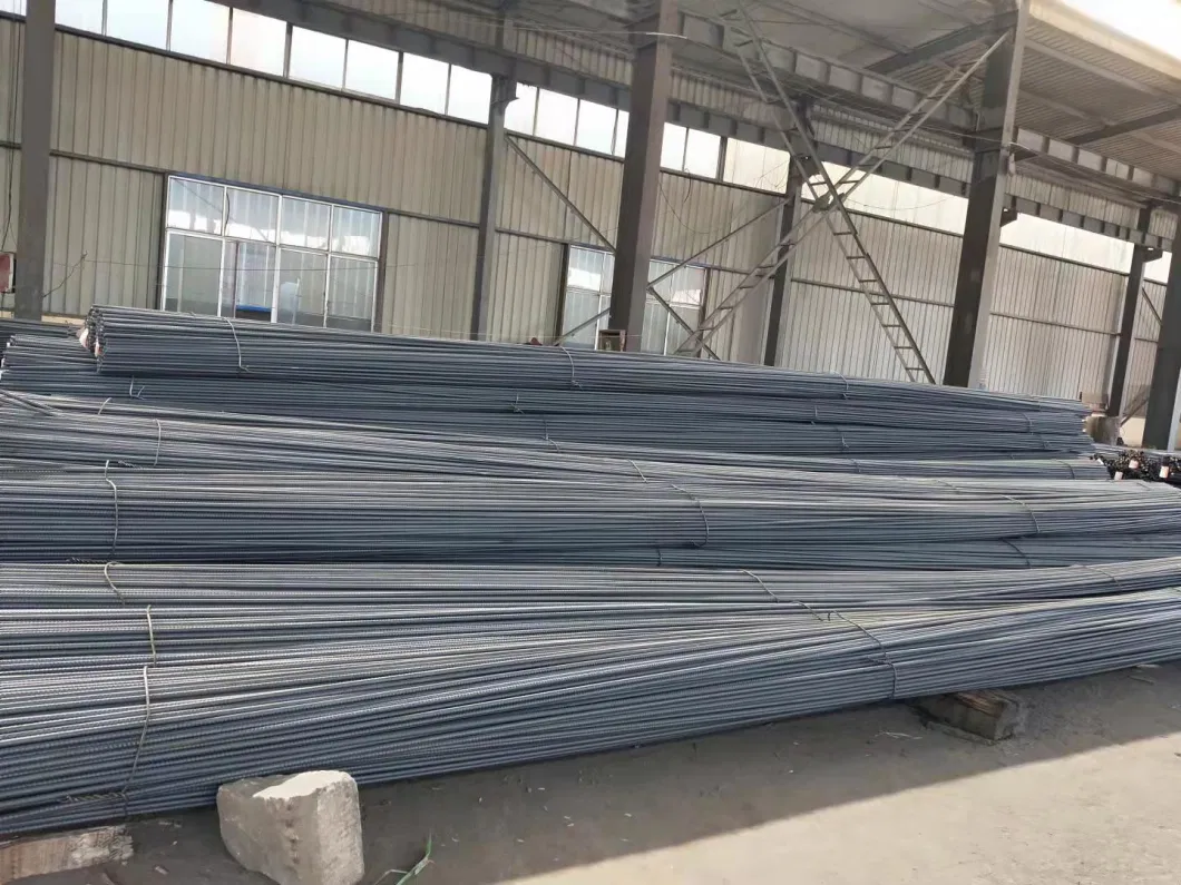 HRB400 HRB500 12m 9m China Supplier Deformed Bar 10mm 12mm Mild Steel Rebar Iron Rod