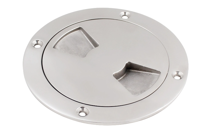 Stainless Steel 316 Boat Floor Round Inspection Plate Access Hatches Boat Deck Cover Plate