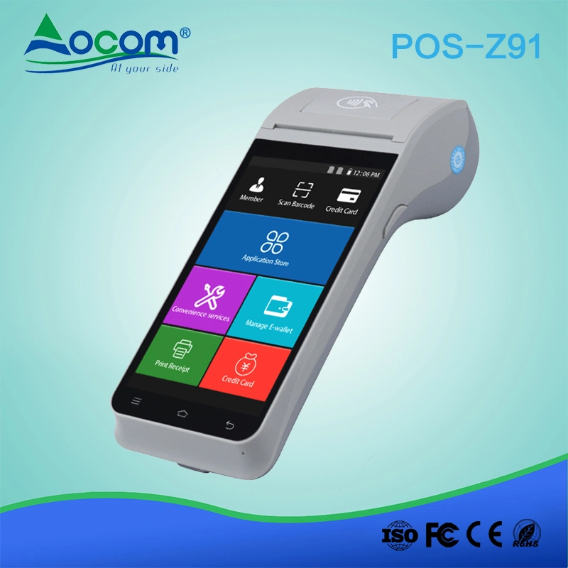 Z91 Android 9.0 Billing Receiptl Printing POS Android Handheld