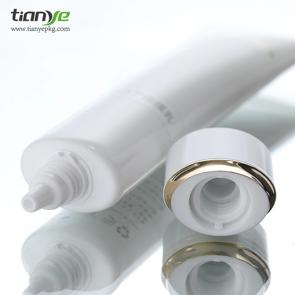 25mm 30ml PE Oval White Tube for Isolation/Sun Cream/Face Wash Gel
