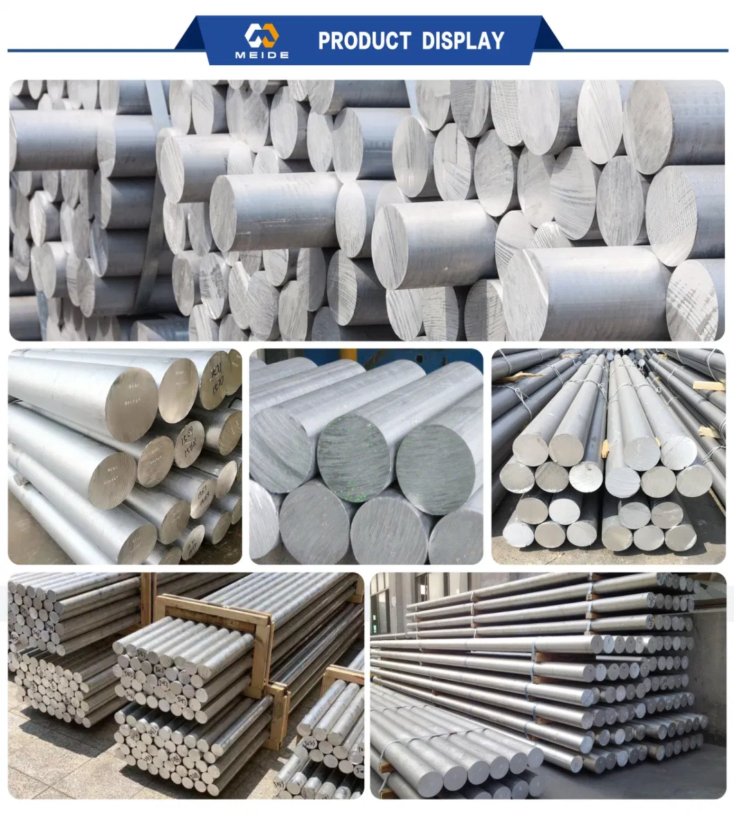 Made in China Extruded Aluminum Round Bar 5154 5754 5083 5056 6060 6061 6063 6082 6463 7075 8011 High Quality Large Diameter Cast Aluminum Rod