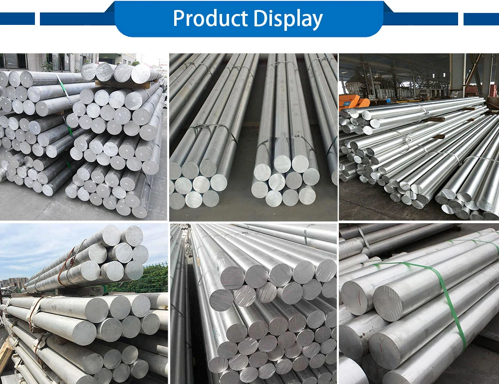 Custom T651 6061 6063 T6 6082 2017 2024 2A12 2A11 3003 5052 5083 7075 Square Flat Round Aluminium Aluminum Alloy Rod Bar