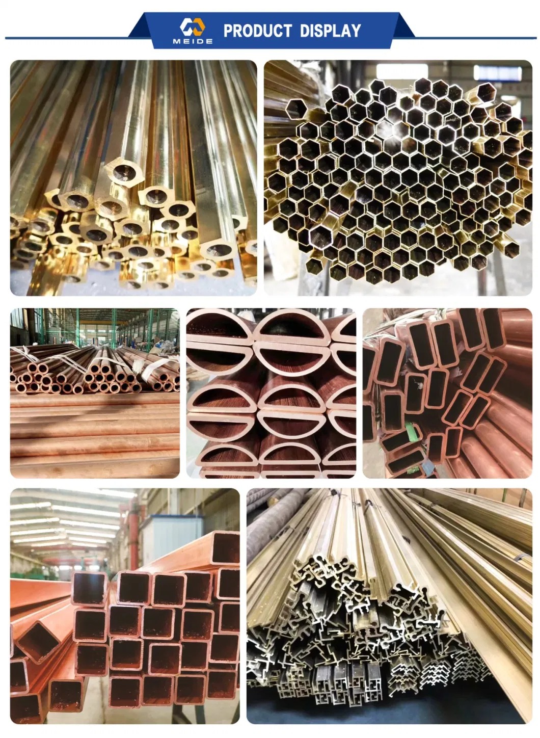 Factory Corrosion Resistant Brass C11000 C12000 C10100 C10200 Copper Round Bar Square/Flat/Hexagonal Bar Brass Bar