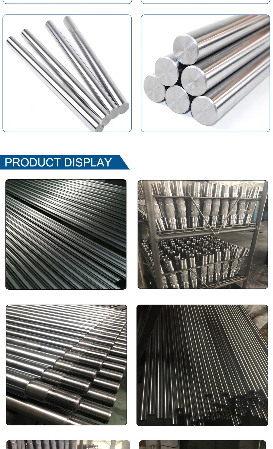 Steel Roud Bar Wholesale Dia 6mm. 8mm. 10mm. 12mm, Length 1000mm Chrome Plated Rod