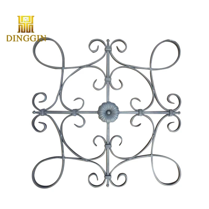 Wrought Iron Round Bars with Pierced Holes