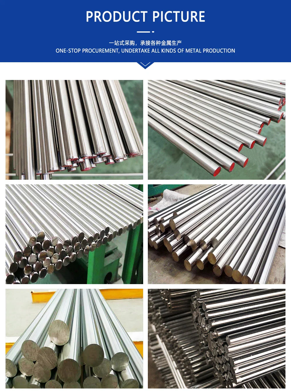 Stainless Steel Round Bar/Rod with Top Selling Wholesale