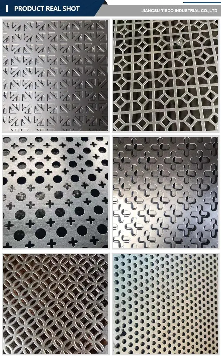 Round Hole Stainless Steel Perforated Sheet 201 304 316 Perforated Iron Sheet