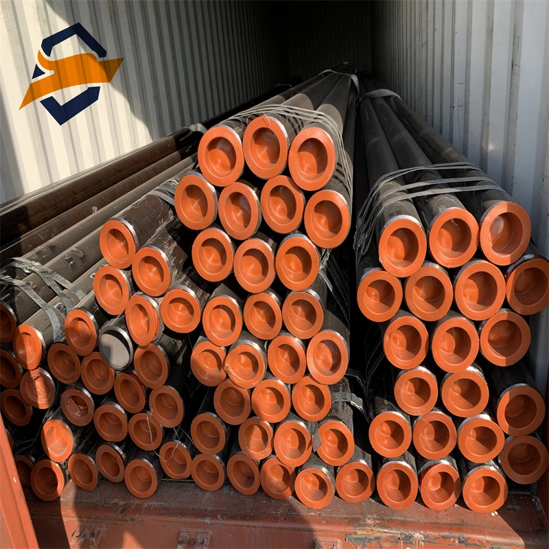 ASTM A106 Gr. B A53 Q235B 1020 Sch40 Sch80 Hot Rolled/Cold Drawn Smls Seamless Carbon/Mild Steel Pipe Ms Iron Metal Welded ERW Round Tube for Oil/Gas Pipeline