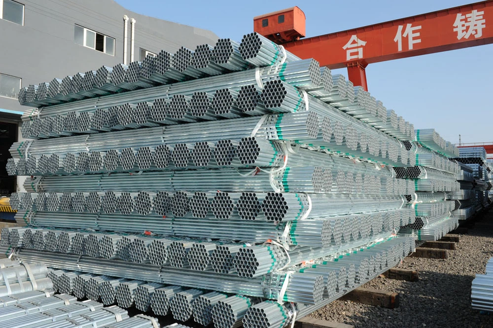 ERW Carton Steel Black Pipe Gi Pipe Hot Dipped Galvanized Steel Tube