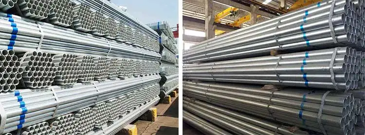 Construction Pipe Steel Pipe Corrugated Galvanized Round Steel Pipe