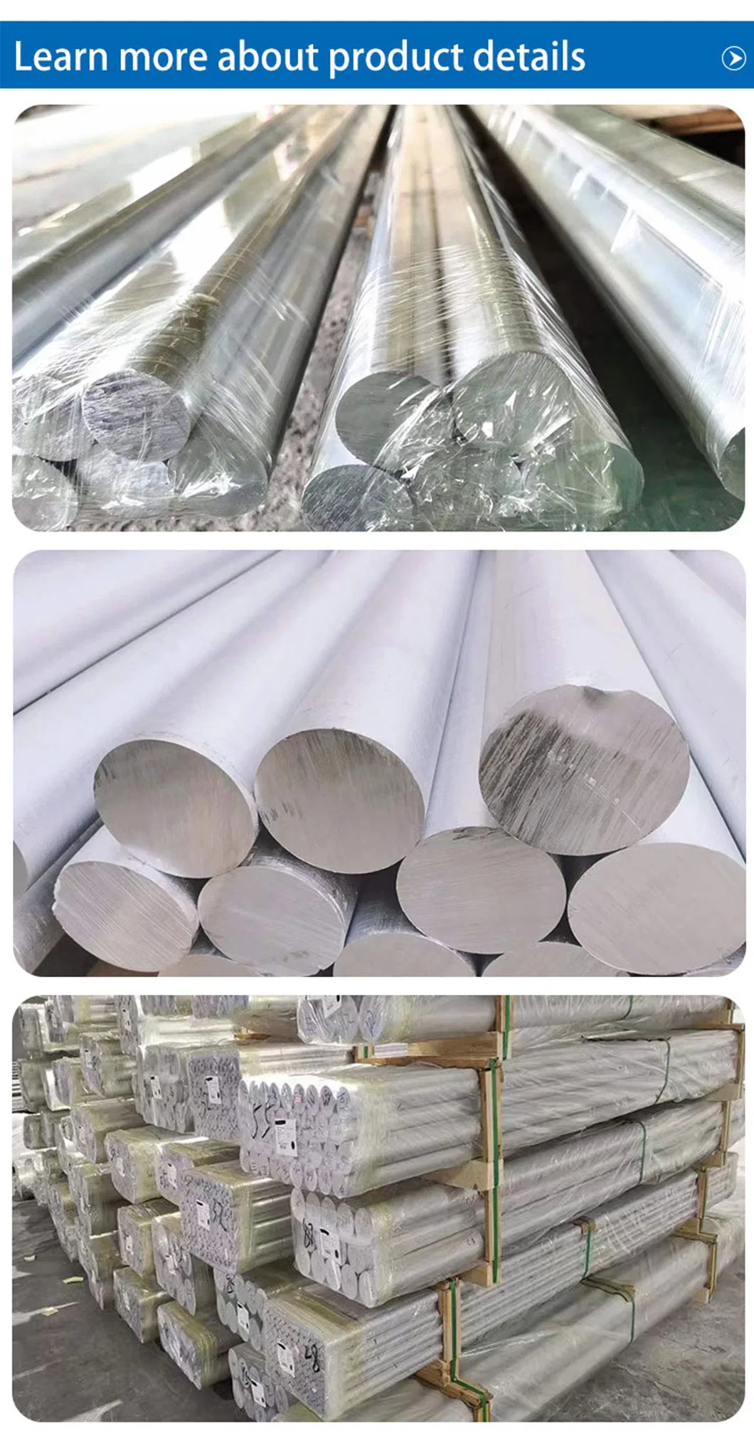 High Strength Aluminum 3003 1060 6026 6061 Aluminum Alloy Steel Round Bar