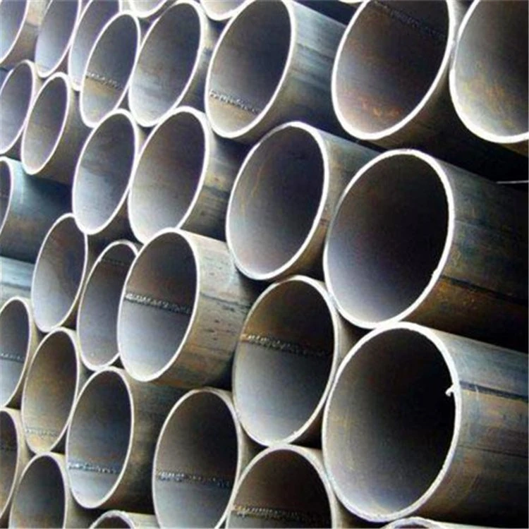 China Supply Welded Mild Black ERW Pipe Carbon Steel Seamless Round Tube