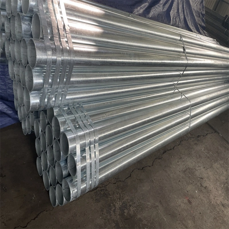 ASTM A500/A501 Gi Hot DIP Galvanized Steel Pipe EMT Welded Steel Round Pipes