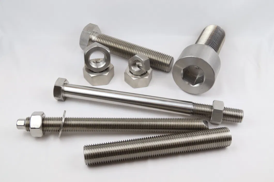 DIN975 Stainless Steel Stud Bolt 316 Stainless Steel Formwork Tie Rod Stud Threaded Bar Formwork Tie Rod Threaded Rod