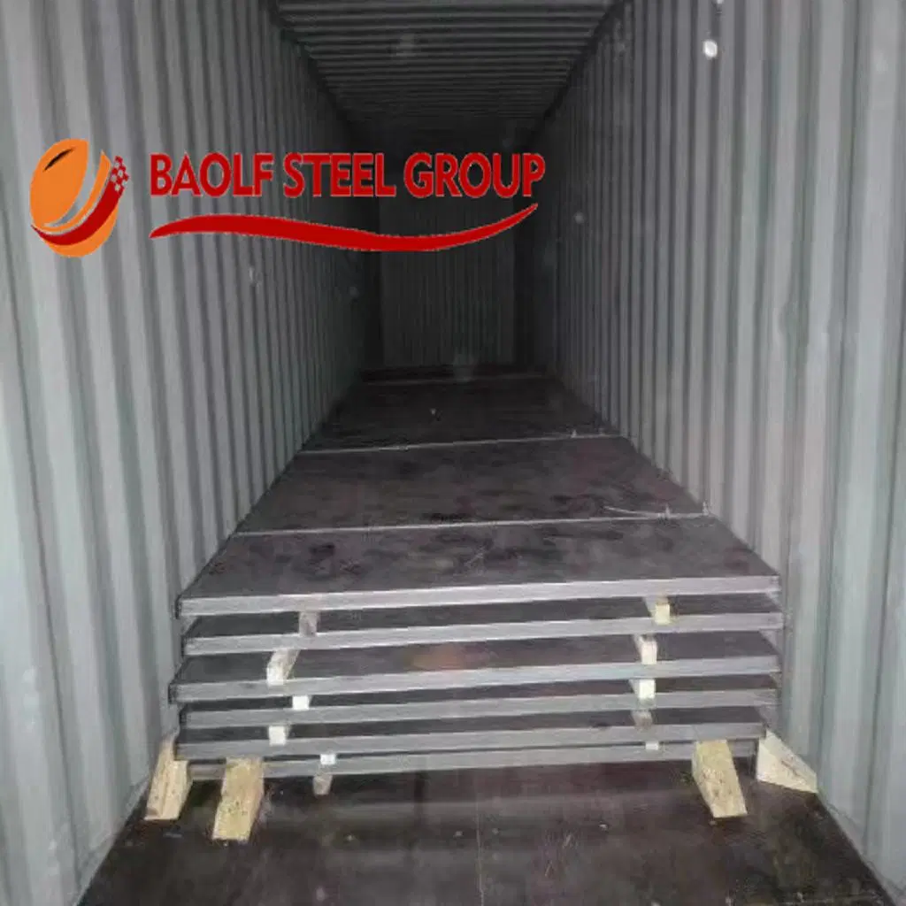 ASTM SA283 1250X2500 mm Black Steel Plate / Mild Steel Plate