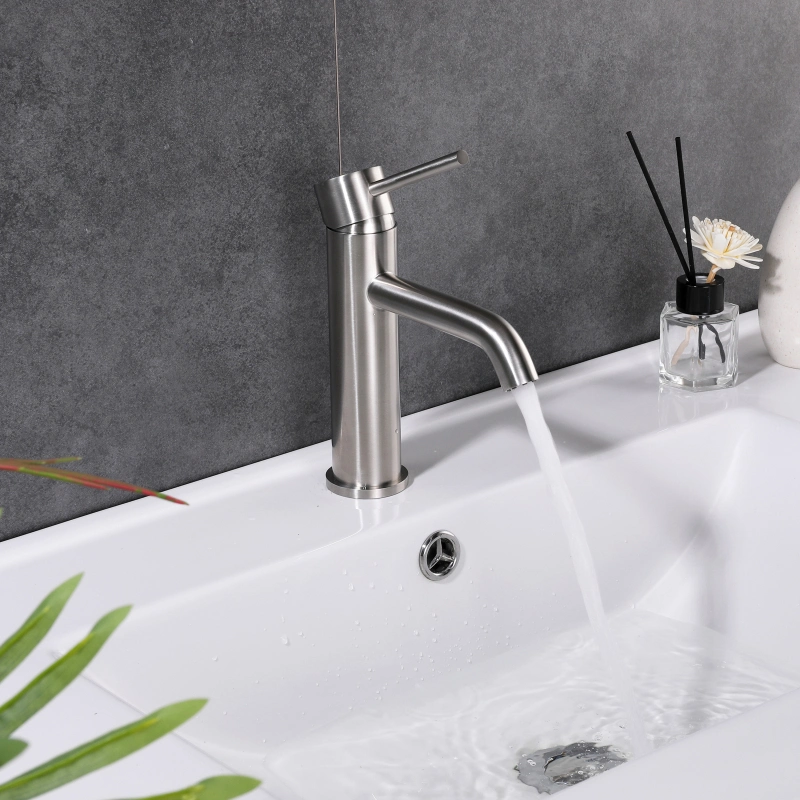 Stainless Steel Safety Mixer Tap Nice Quality Bathroom Basin Faucet