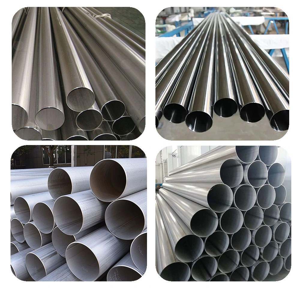 Ss 201 202 304 316 Sch40 Stainless Steel Seamless Pipe Round Tube