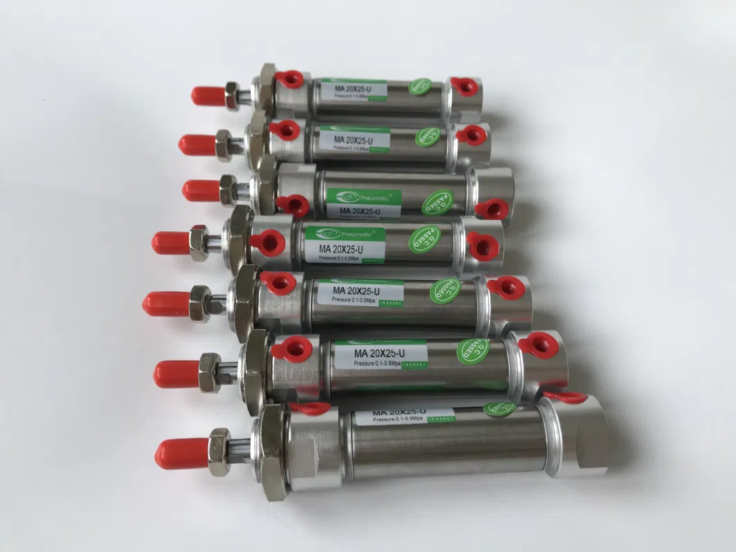 Airtac Ma Round Mini Stainless Steel Pneumatic Air Cylinder for Filling Machine