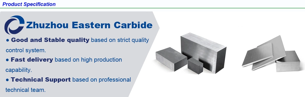 K20 K10 K30 K40 Manufacturer Customizing Widia Carbide Plate Circular Carbide Plates
