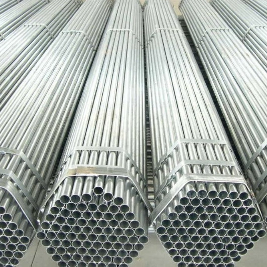 Building Greenhouse Low Carbon Iron Round Welded Hollow Hot-Galvanized Painted Pre-Galvanized ERW Pipe Water Tube Steel Pipe Gi Pipe Galvanized Pipe Steel Tube