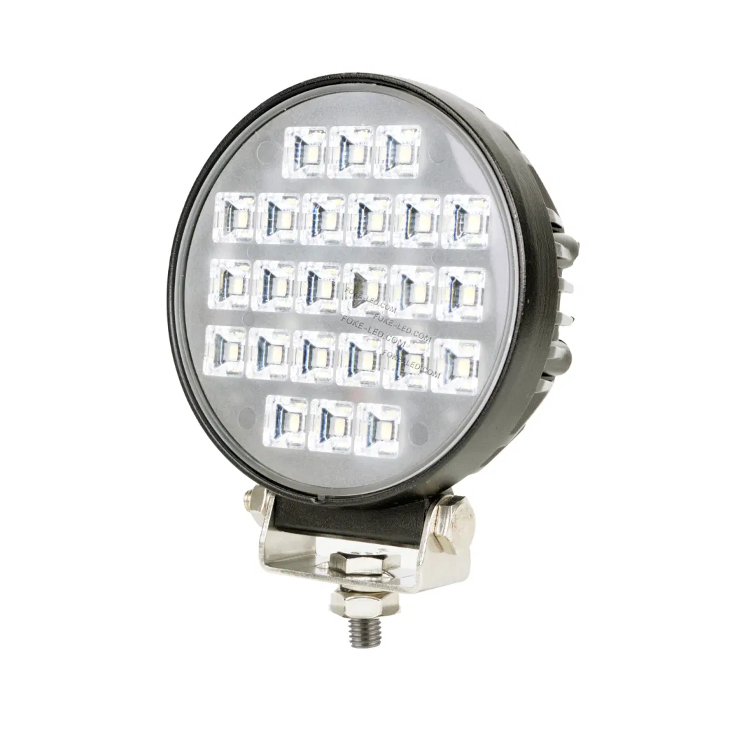 EMC Approved 4.5 Inch 24W Round LED Work Light for Mining Trucks