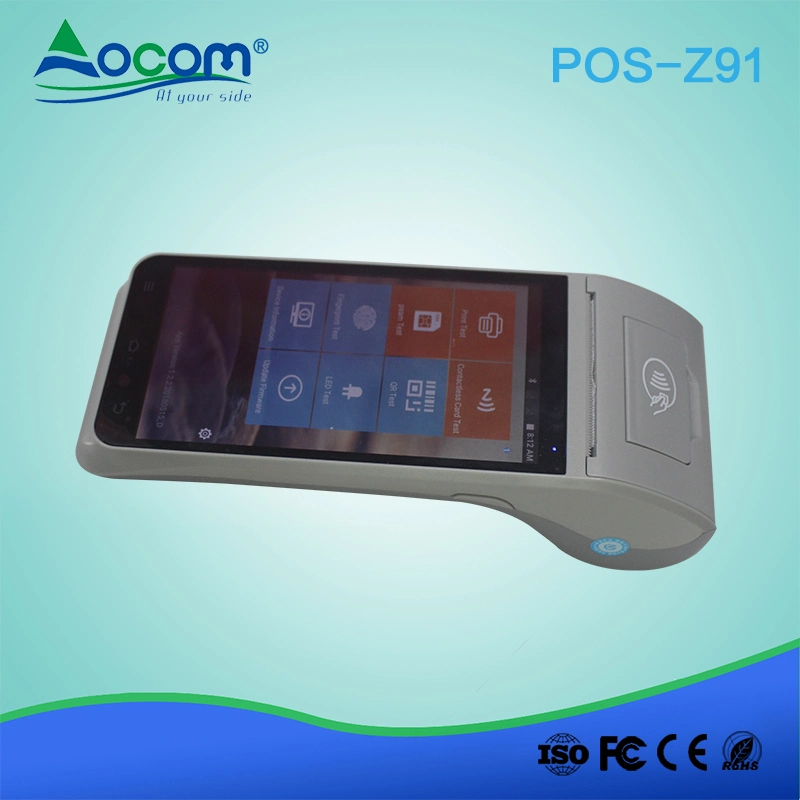 Z91 Android 6.0 Handheld POS Terminal All in One System with Fingerprint