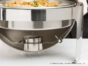 Best Price Stainless Steel Round Roll Top Buffet Food Chafing Dish