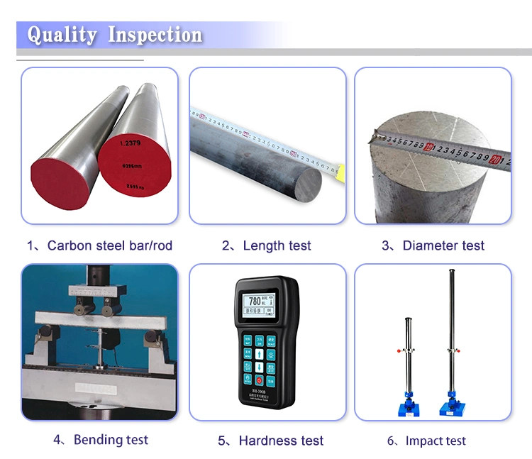 High Strength 45# 42CrMo4 Peeled Steel Round Bar