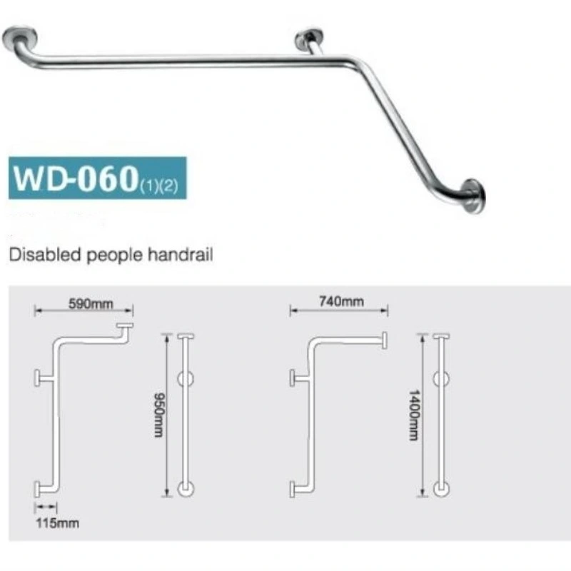 Stainless Steel 304 Bathroom Handle Toilet Grab Bar