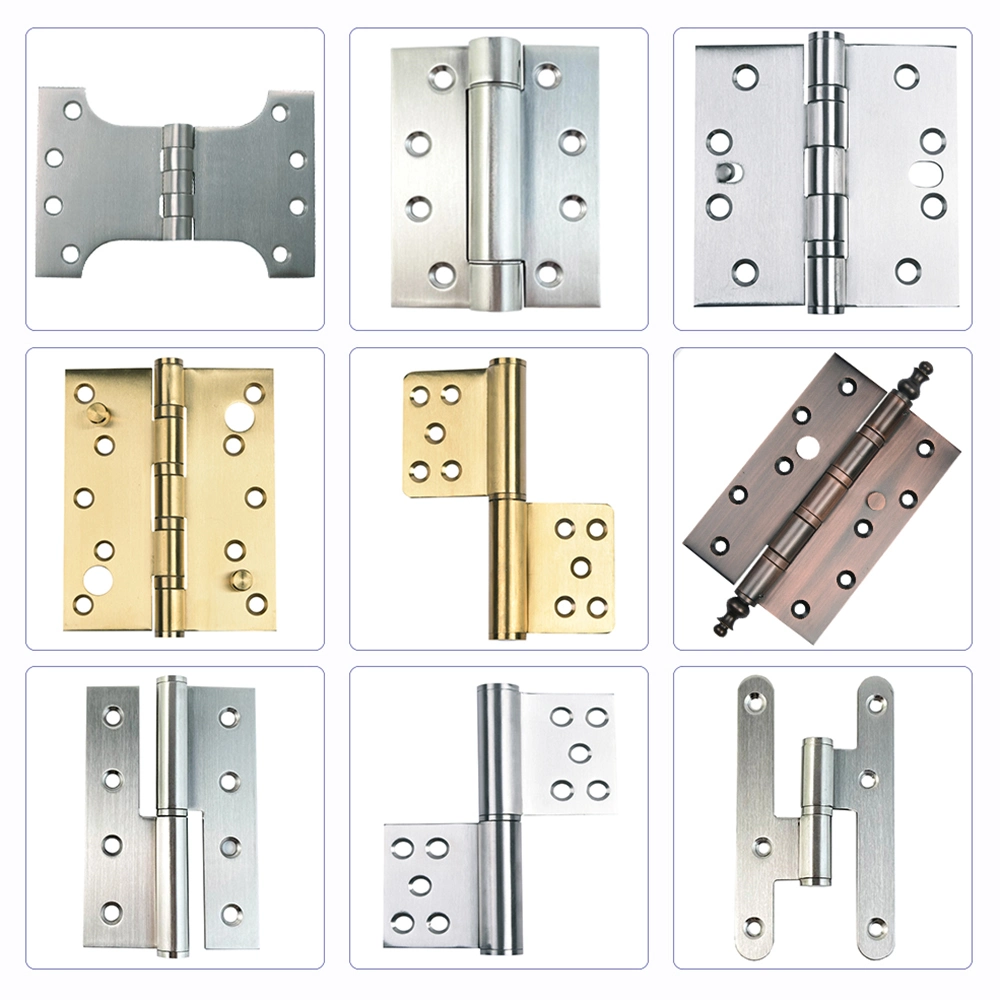 Round Corner 2 Ball Bearing Stainless Steel Different Types of Door Hinges