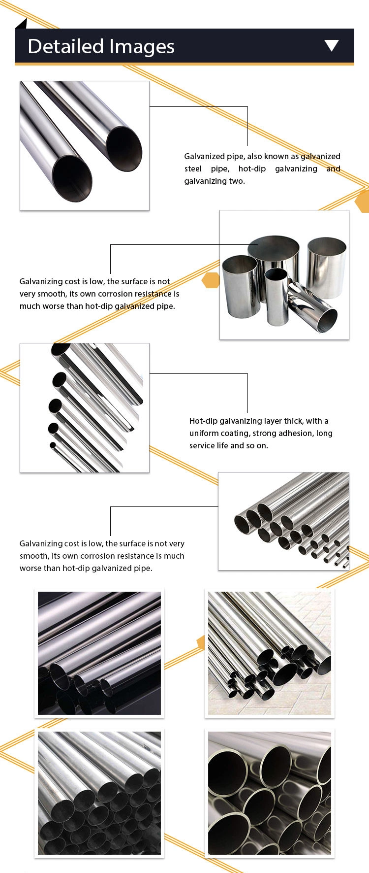 ASTM A53 Alloy Electro Galvanized Tube Section Square Rectangular Round Structural Stainless Steel Carbon Seamless Tube Ms Iron Pipe