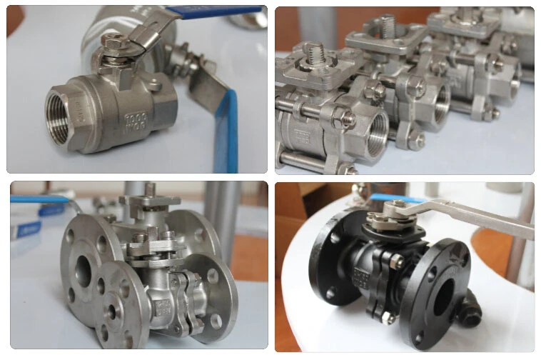 1PC Ss 800wog Round Type Female Forged Gas Threaded Ball Valve