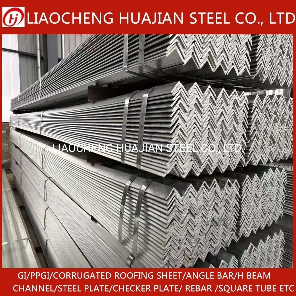 Iron Steel Angle Bar Hot Rolled Carbon Mild Steel L Angle for Building