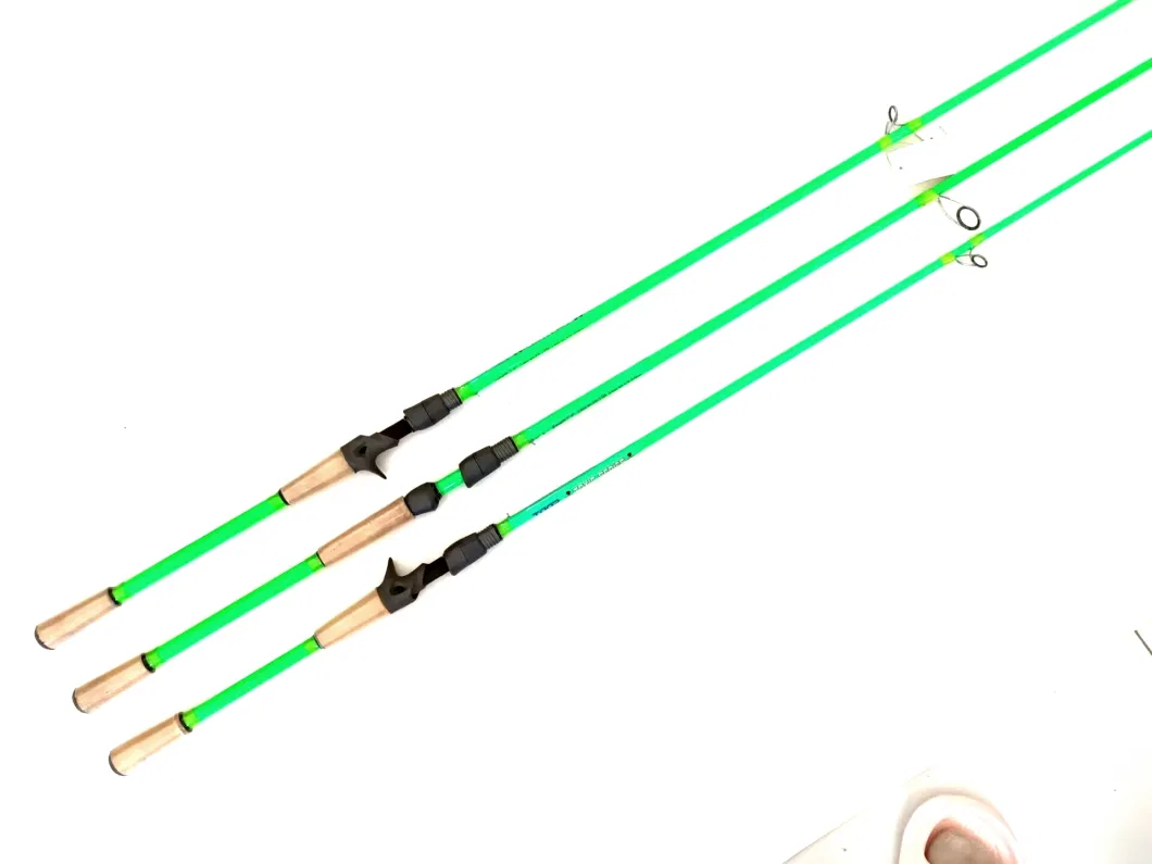 Customized 7&prime;3&quot;Medium Light Fast Action Line Weith 4-12lb 1 Piece Bass Fishing Rod