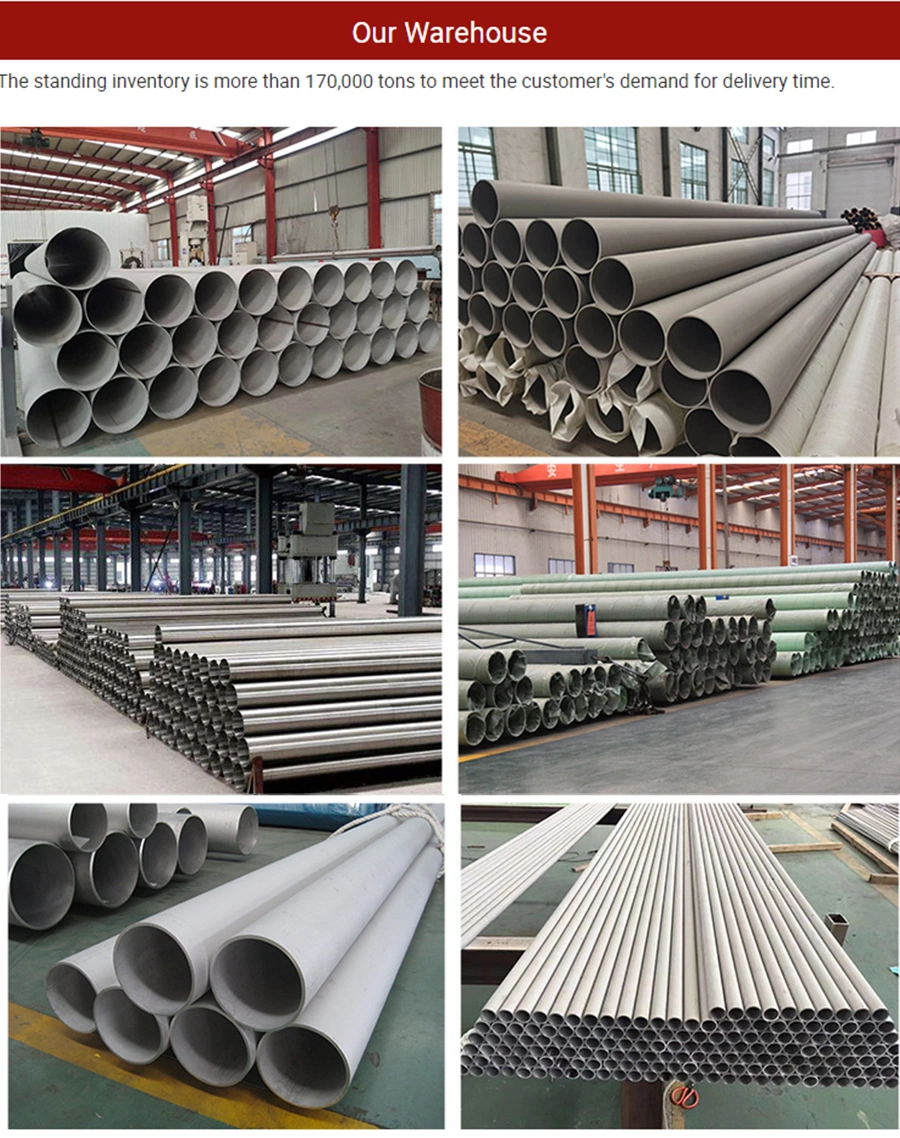 ASTM A312 Polished Decorative Tube 201 304 304L 316 316L Round Square Ss Stainless Steel Pipe