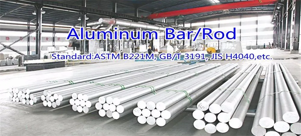 5052 6061t6 7075 T7351 Extrusion Aluminum Round Large Diameter Bar