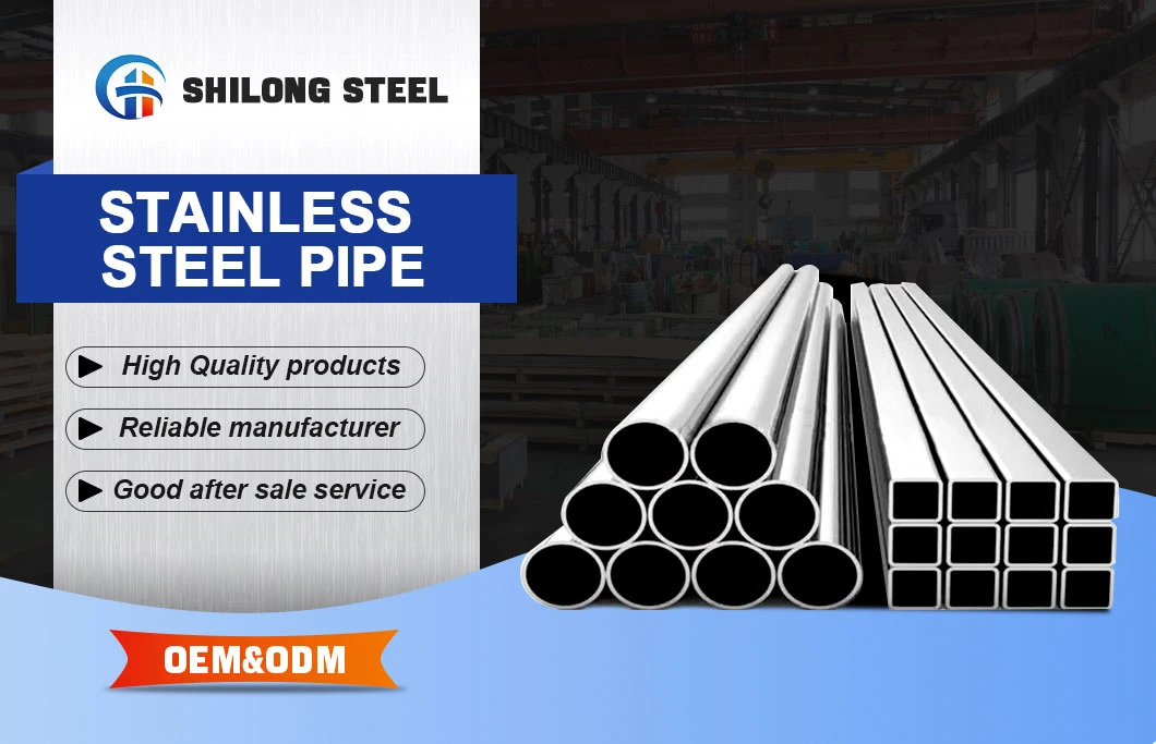 48 Inch 18 Inch 42 Inch SS304 201 202 310S 316L 316 Sanitary Grade Fitting Stainless Steel Welded Pipe with Free Sample