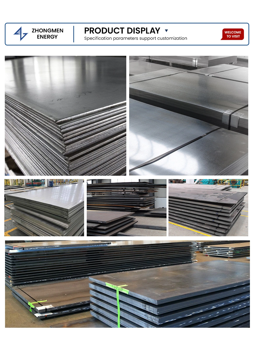 Galvanized Plate Carbon Steel China Sgh540 Galvanized Sheet Metal Plate