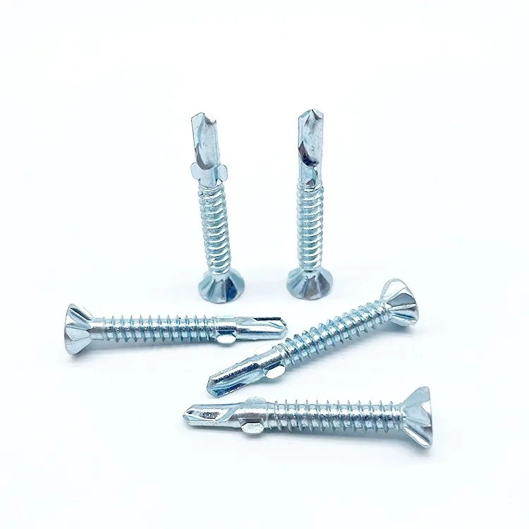 Iron Plate Use Non-Slip Countersunk Head Csk Self Drilling Screws with Ears or with Wing