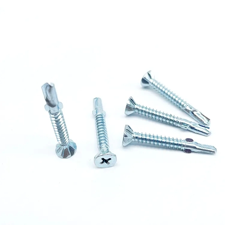 Iron Plate Use Non-Slip Countersunk Head Csk Self Drilling Screws with Ears or with Wing