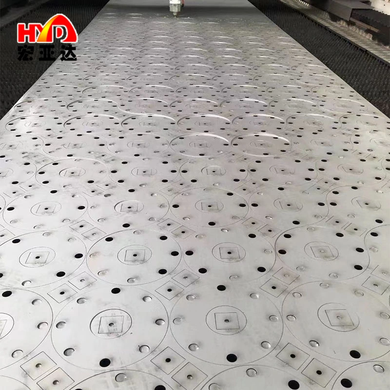 Ss Perforated Stainless Steel Sheet Round Square Hole Customized Pattern 1X1 2.5mm Thin Perforated Metal Plate with Piercing