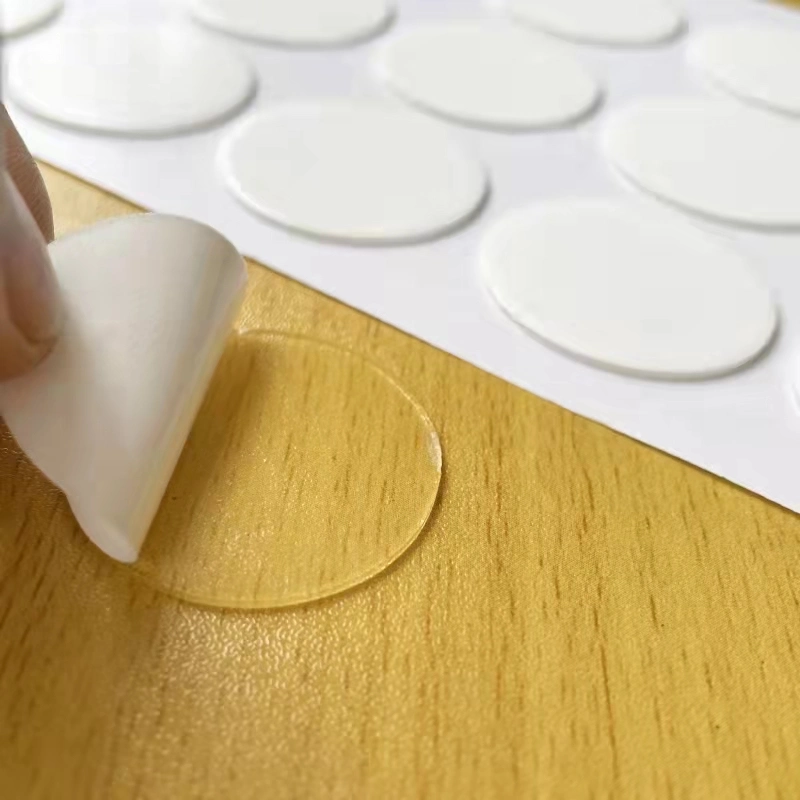 Two Side Adhesive Washable Reusable Round Shape Strong Acrylic Sheet