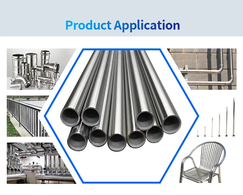 304 316 Stainless Steel Round Pipe/ Stainless Steel Tubing